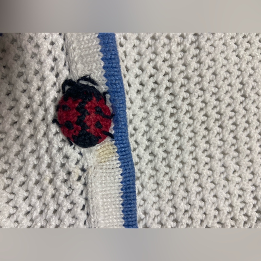 VTG Christopher & Banks Bug Cardigan - Picture 12 of 13